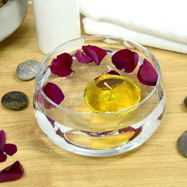 Zest Candle 6-Piece Folding Candles, 3-Inch, Clear Yellow Gel