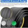 MYFAMIREA 12FT Garage Door Bottom Threshold Seal Strip with 300ml