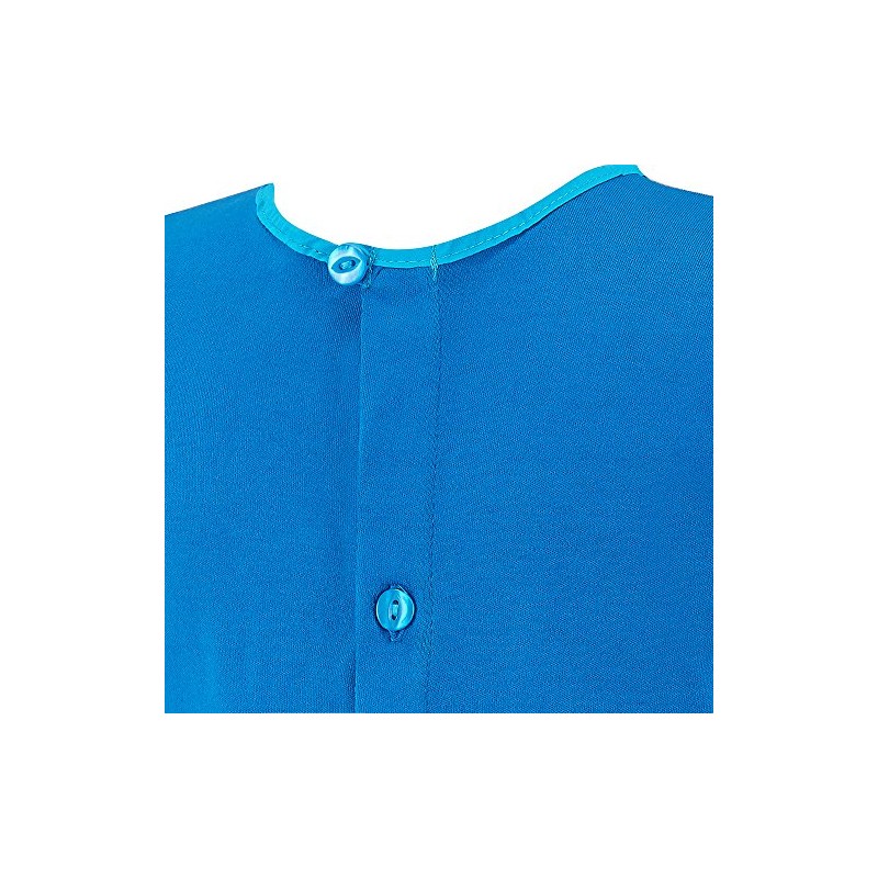 SpecialKids.Company Scratch Sleeves Button Back Ankle Length Footless Dungarees, Soft