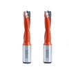 Akylintools 2Pcs Brad Point Boring Bit Dowel Drill Bits 8mm