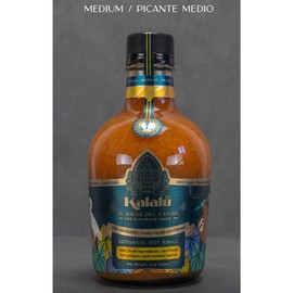 Kalalú Premium Sauce from Costa Rica. Fresh ingredients, Bold Flavors. Our Caribbean Sauces are the real Deal. Assorted Flavors. (Medium)