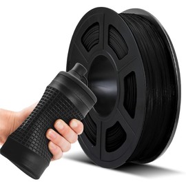JAYO TPU Filament 1.75mm, 3D Printer Filament, Dimensional Accuracy +/- 0.03 mm, 0.5KG 1 Spool, 95A, TPU Black
