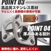 FUKUMIDO Muffler Flange Motorcycle Welding Silencer Bracket Stainless Steel Muffler