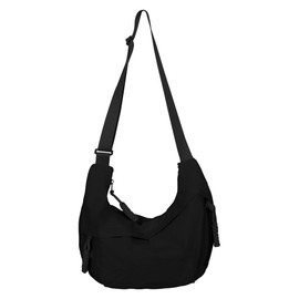 Creaher Crescent Crossbody Bags for Women，Half Moon Bag Nylon Dumpling Bag Sling Crossbody Bag for Travel ，Multi-Pocket Sling Bag Crescent Tote Bag， Nylon Crossbody Purse Shoulder Bag