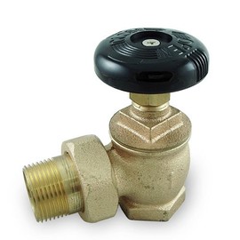 Plumbers Overstock UV35106 Bronze Steam Radiator Angle Valve, 1-1/4"