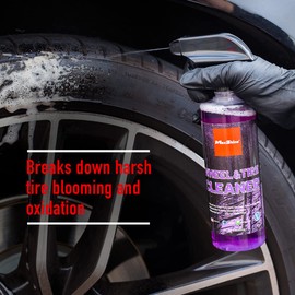 Maxshine Wheel & Tire Cleaner (16oz) - Breaks Down Dirt & Contaminants on Wheels, Tires & Brakes, Safe for Rim Finishes, Ideal for Cars, Trucks & SUVs - Car Detailing Accessories