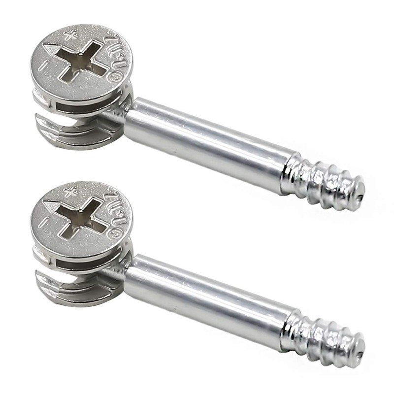 Luomorgo Furniture Cabinet Fixing Screw Locking Bolt Fitting 30pcs