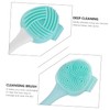 Baluue Thick Material Face Washing Brush 4pcs Handheld Cleansing Skin