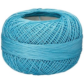 Lizbeth Size 80 HH80 Cotton Thread 184 yds 10 Grams, Turquoise Lt