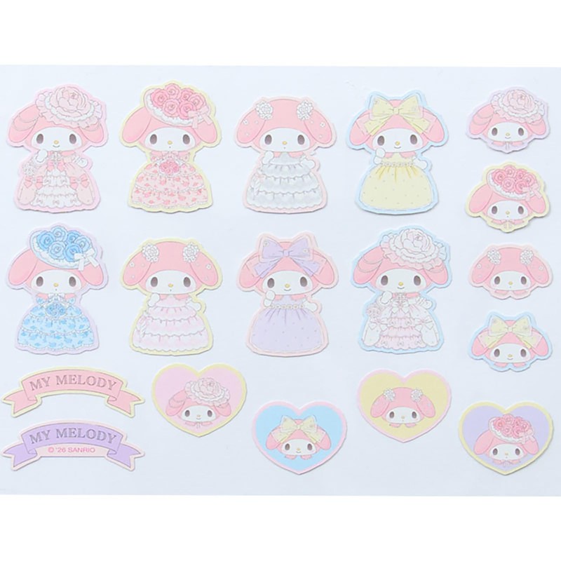 Sanrio 684511 Sticker Set (Lady My Melody) My Melody