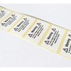 100 x Labels 25MM X 50MM Warning Suffocation Labels Danger