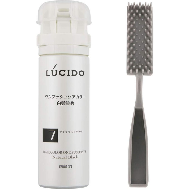 ルシード ワンプッシュケアカラー ナチュラルブラック 1剤50g・2剤50g 【医薬部外品】