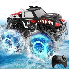 RC Amphibious, Waterproof, Off-Road, Children, Boys, Toys, 4wd, RC Car, For Kids, 360 Degree Rotation, Water Play, 2.4 GHz, Christmas, Boys, Gift, Elementary School Students, Middle School Students,