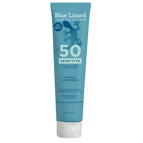 Blue Lizard Australian Sunscreen Sensitive SPF 50 Lotion, 5 oz
