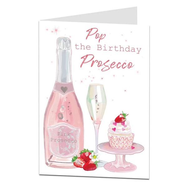 Birthday Card For Women In Pink