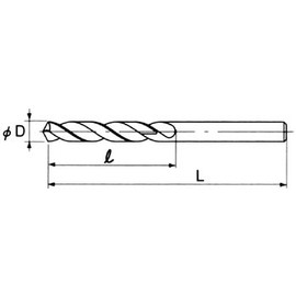 NACHI Ironwork Drill 0.4 inches (11.5 mm)