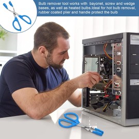 Mini Bulb Removal Tool, Halogen Bulb Pliers, Fuse Pliers, Defective Bulb Removal Extractor Changer Tool for Removing Hard to Reach Miniature Bulbs