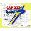 Great Planes Model Airplane Plans (RC): CAP 232 58" Wingspan