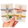 Wenlly 12 Pcs star hair ties, elastic ponytail holders, hair