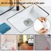 Hair Drain Catcher,Square Drain Cover for Shower Silicone Hair Stopper