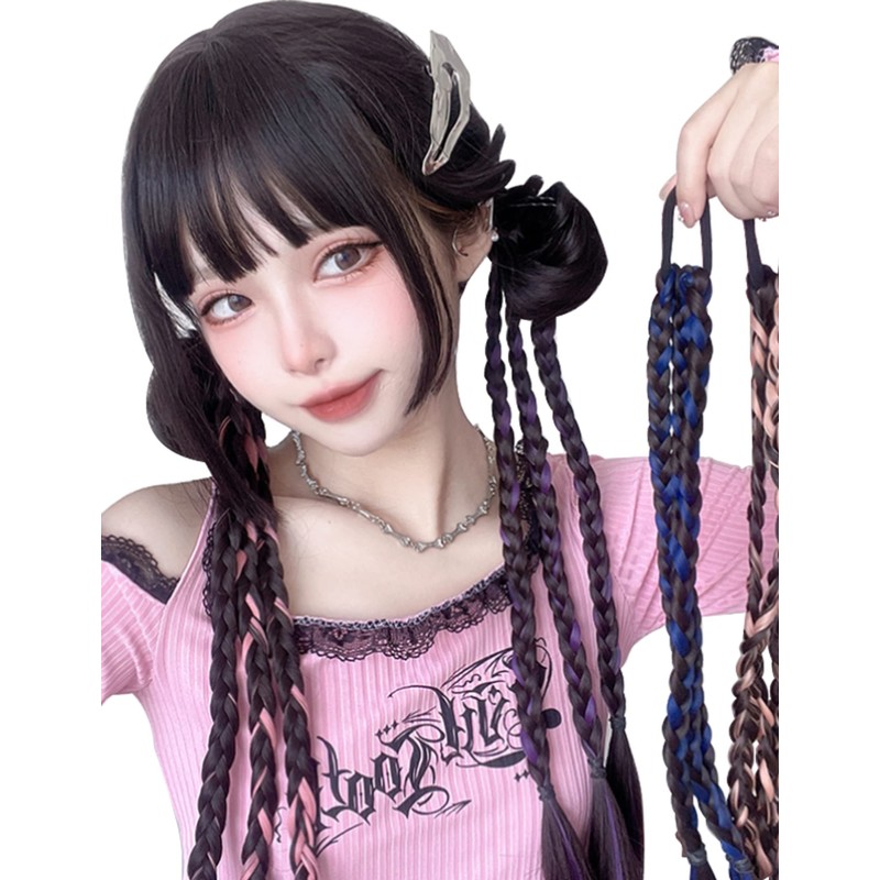 INMAN Hair Extension, Braid Extension, Boxer Braid, Ponytail, Twin Tail,