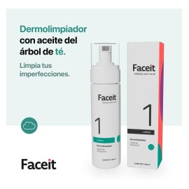 Jabon Espumoso Dermolimpiador Anti Acne Faceit 150 Ml