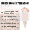 Kaely Pressed Single Eyeshadow Makeup, Sheer White Sparkle Highly Pigmented