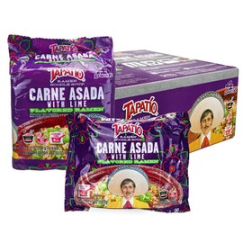 Tapatío Ramen Noodle Soup, Carne Asada with Lime Flavored - Pouch, 4.23 oz. (120g), Case of 16