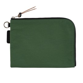 Hobonichi Techo Accessories Carry Flat Pouch, Green, A6 Green