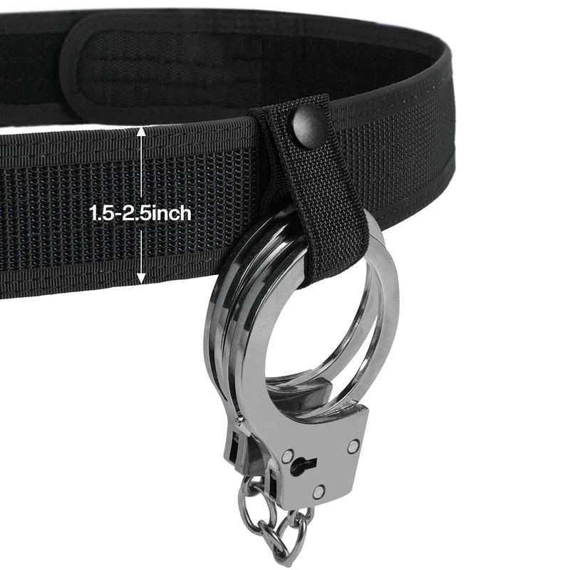 Tactical Handcuff Strap Holder Case Heavy Duty Nylon Single/Double Snap