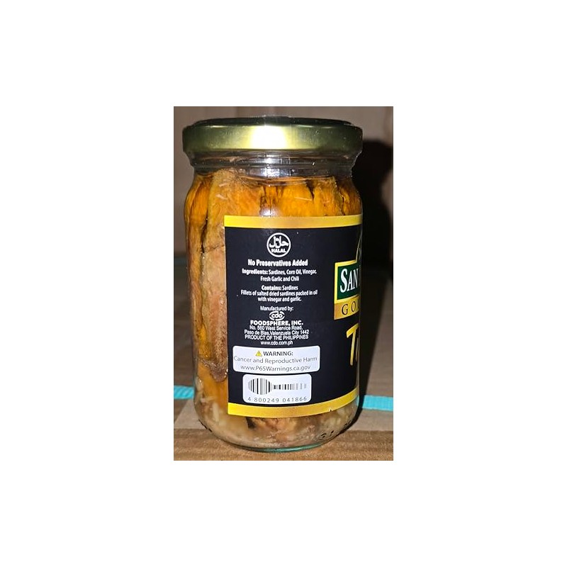 San Marino Gourmet Tuyo in Corn Oil 7.76 oz, 2
