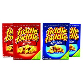 Fiddle Faddle Carmel Popcorn - The Two BEST Flavors All In One Convenient Bundle!