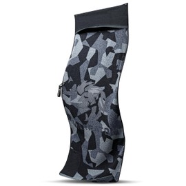 Varraton Fitness Handtuch & Sporthandtuch - ideal für Fitnessstudio, Sport und Gym - Extra Schutzbereich fürs Gesicht - Rutschschutz + Tasche - 100% Baumwolle - 125 x 50 cm