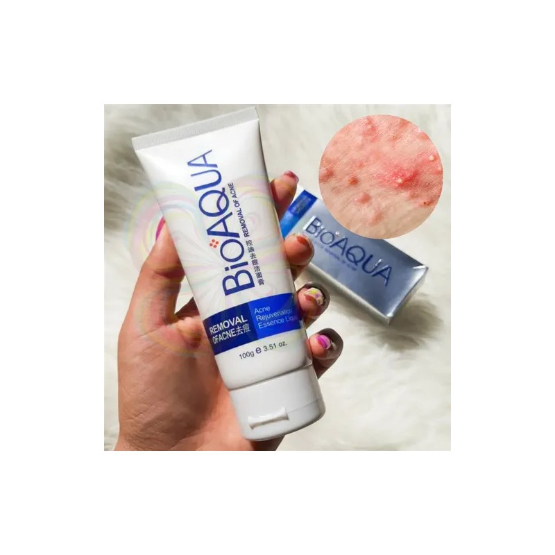 Crema Facial Pure Skin Limpiador De Acné Y Grasa 100gr