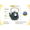 toptier Tea Kettle, TOPTIER Japanese Cast Iron Teapot with Infuser,