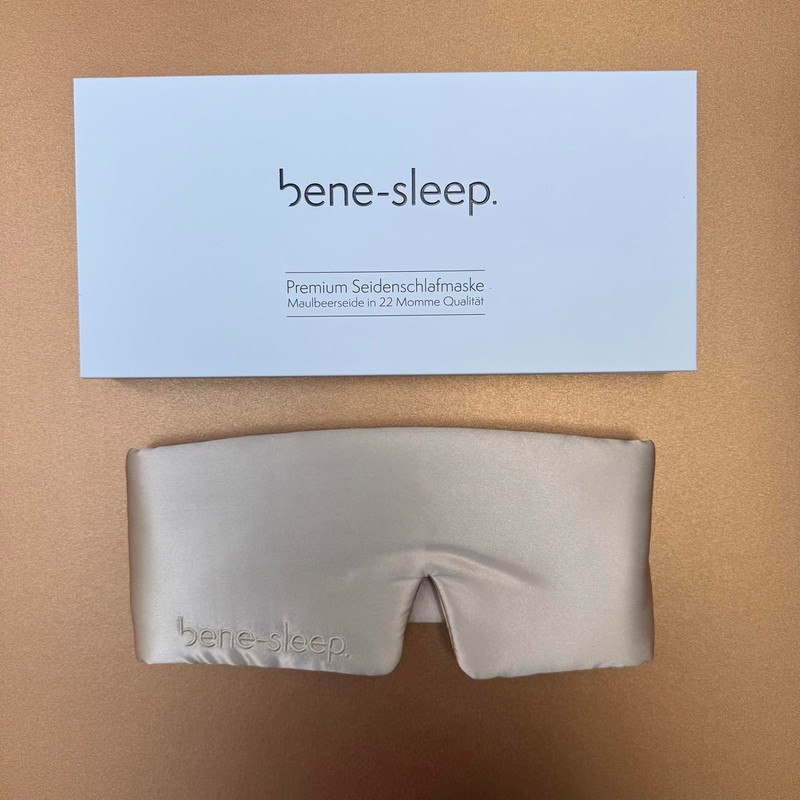 bene-sleep Sleeping Mask - Luxurious Sleeping Comfort Made of 100%