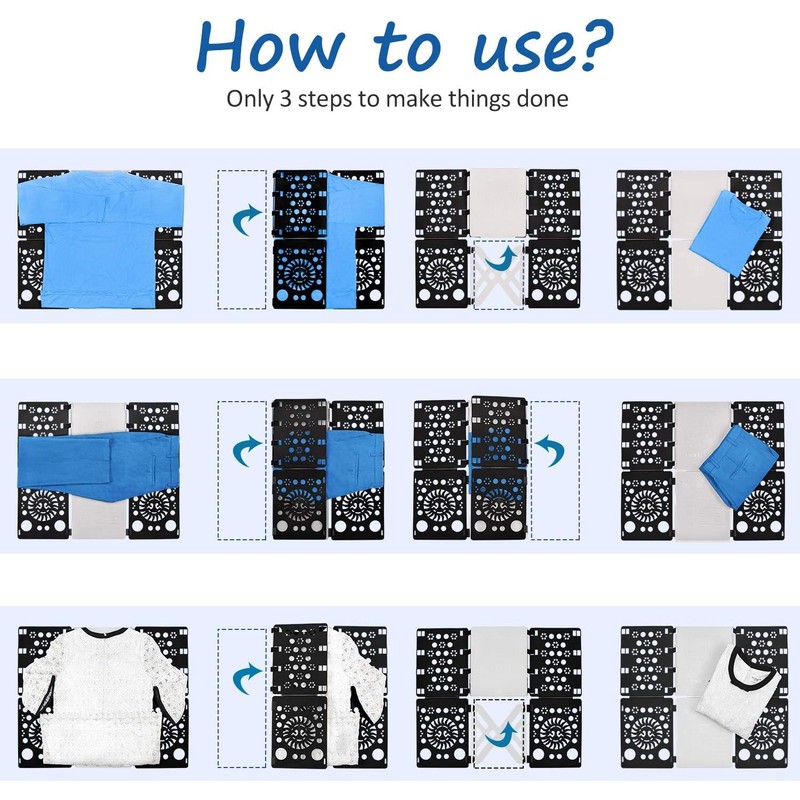 BoxLegend Shirt Folding Board, T Shirt Folding Aid, Easy and