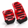 Non-Slip Aluminum Car Pedal Covers for Automatic & Manual Cars
