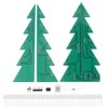 DIY Christmas Tree LED Electronic Printed Circuit Board Ornament for
