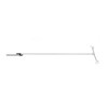 Camping Lamp Pole Retractable Double Light Hooks Retro Style Metal