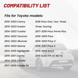 RED WOLF 24-Pin Reverse Camera T-Harness w/12V to 6V Converter for Aftermarket Stereo Retain Factory OEM Reverse Camera for 2014-2019 Toyota 4Runner Tacoma Highlander Sienna