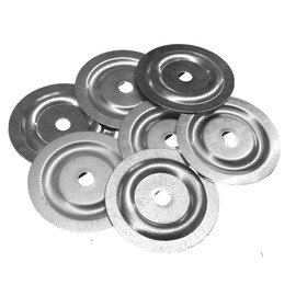 TERF® 70mm Metal Insulation Fixing Discs 70mm (2.75 inch) Metal Insulation Discs Plasterboard Washer for Wall Ceiling Fixings - Pack of 50