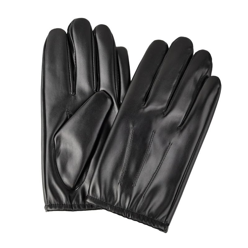Men's Leather Gloves Touch The Screen Prevent Wind During Driving