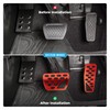 Beetech Works 2PCS Non-Slip Aluminum Pedal Covers Compatible with JeepWrangler