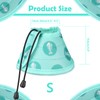 Kinwodon Green Cat Cone Collar Soft, Adjustable Cat Recovery Collar