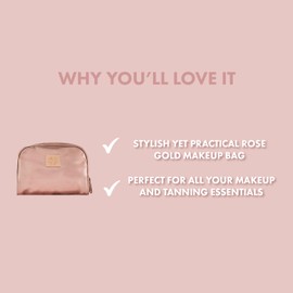 Bellamianta Rose Gold Makeup Bag