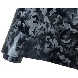 LZLRUN Rollo de Vinilo Negro de Fibra de Carbono forjada Mate para liberación de Aire, calcomanía de Bricolaje para Coche y vehículo Morotcycle Autoadhesivo (Negro Fantasma, 30cm x 100cm)