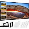 Projector Screen 100 inch, Outdoor Movie Screen with Carrying Bag