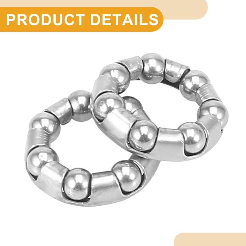 Partuto 2 Pcs Universal Bicycle Ball Bearing - Stainless Steel