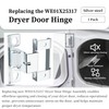 WE01X25317 Dryer Door Hinge Replacement Compatible with G-E & Hot-point